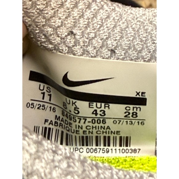 Nike Air Zoom Pegasus 32 Running Shoes Womens 11 Gray Pink Athletic Sneakers - Picture 9 of 9